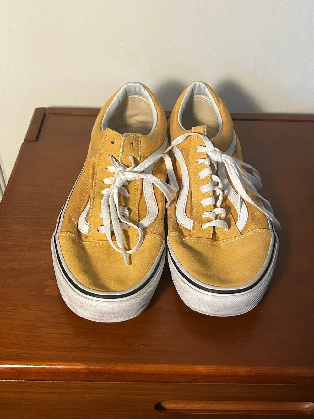 Vans Old Skool Sneakers in Yellow with White Stripe